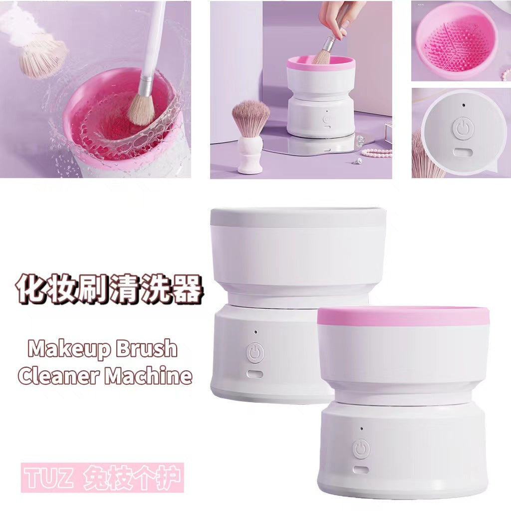 Automatic MakeUp Brush Cleaner