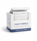 Clean Skin Towels Disposable Face Towels XL 50 Count, 10 x 12 Inch Extra Large, Ultra Soft Plant Based Facial Towels for Makeup Removal & Face Drying