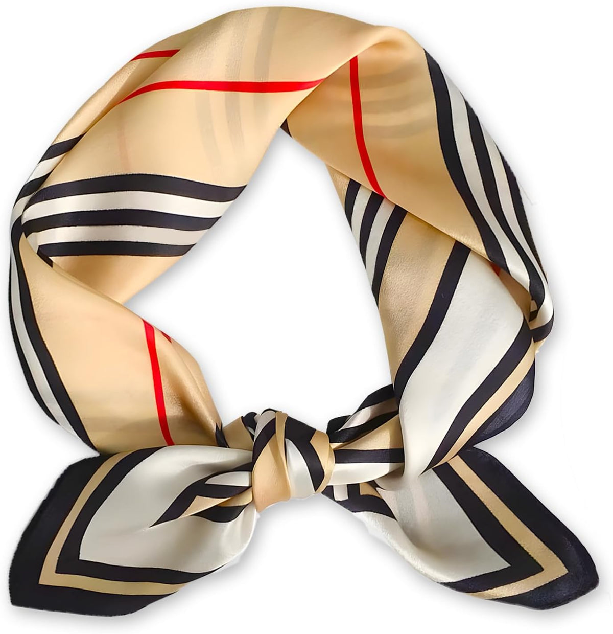 100% Mulberry Silk Scarf-Women's 21''/27''Square Silk Hair Head Scarf Neckerchief with Gift Packaged