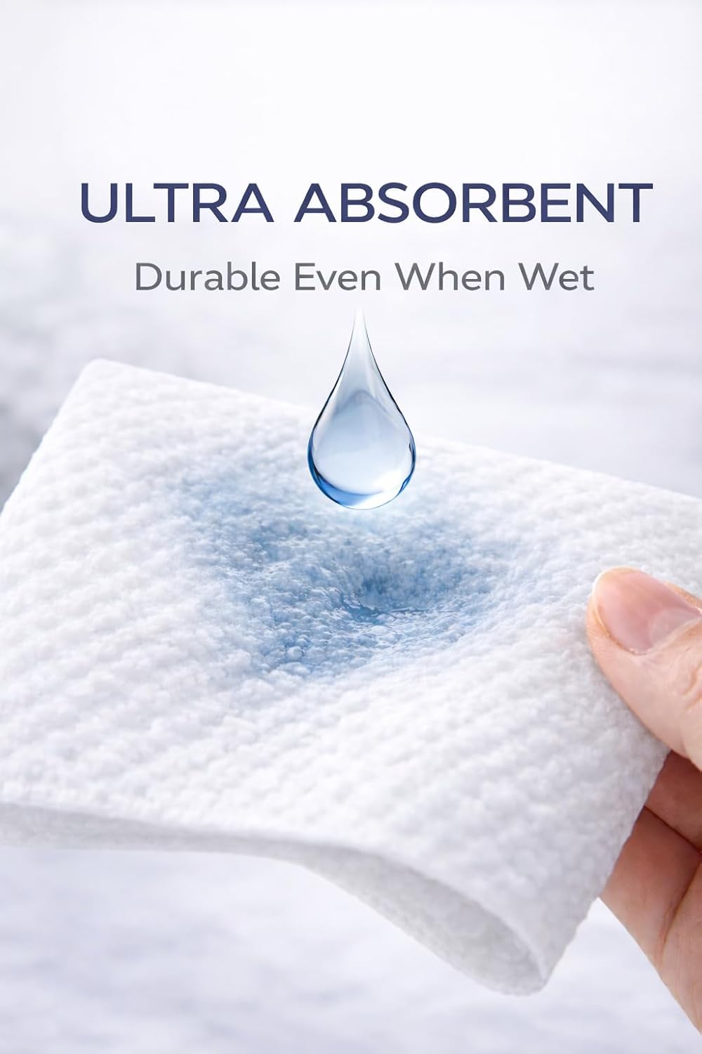 Clean Skin Towels Disposable Face Towels XL 50 Count, 10 x 12 Inch Extra Large, Ultra Soft Plant Based Facial Towels for Makeup Removal & Face Drying