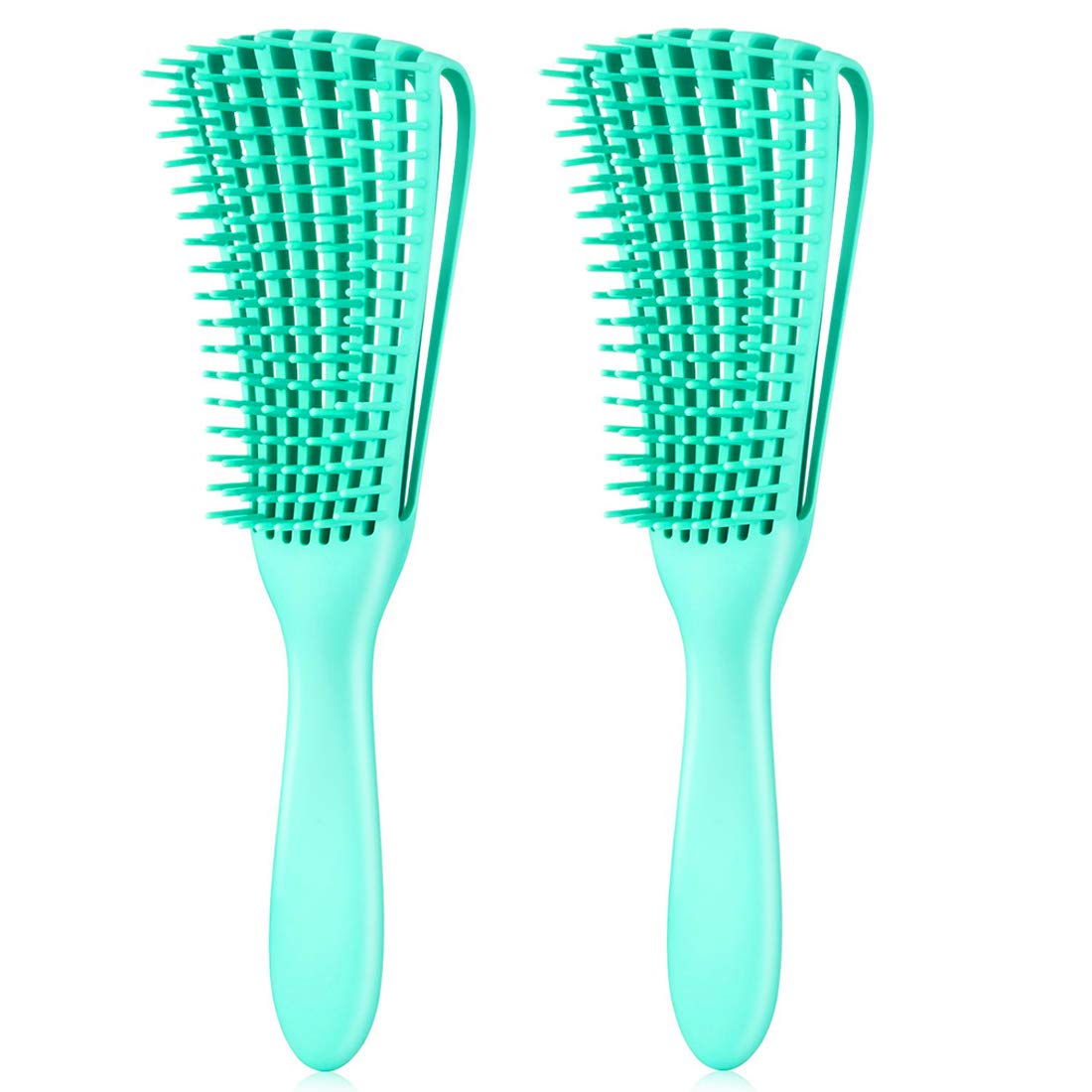 3 Pack Hair Detangler Brush for Afro America/African Textured 3a to 4c Kinky Wavy/Curly/Coily/Wet/Dry/Oil/Thick/Long Hair, Detangling Brush for Natural, Exfoliating Your Scalp for Beautiful