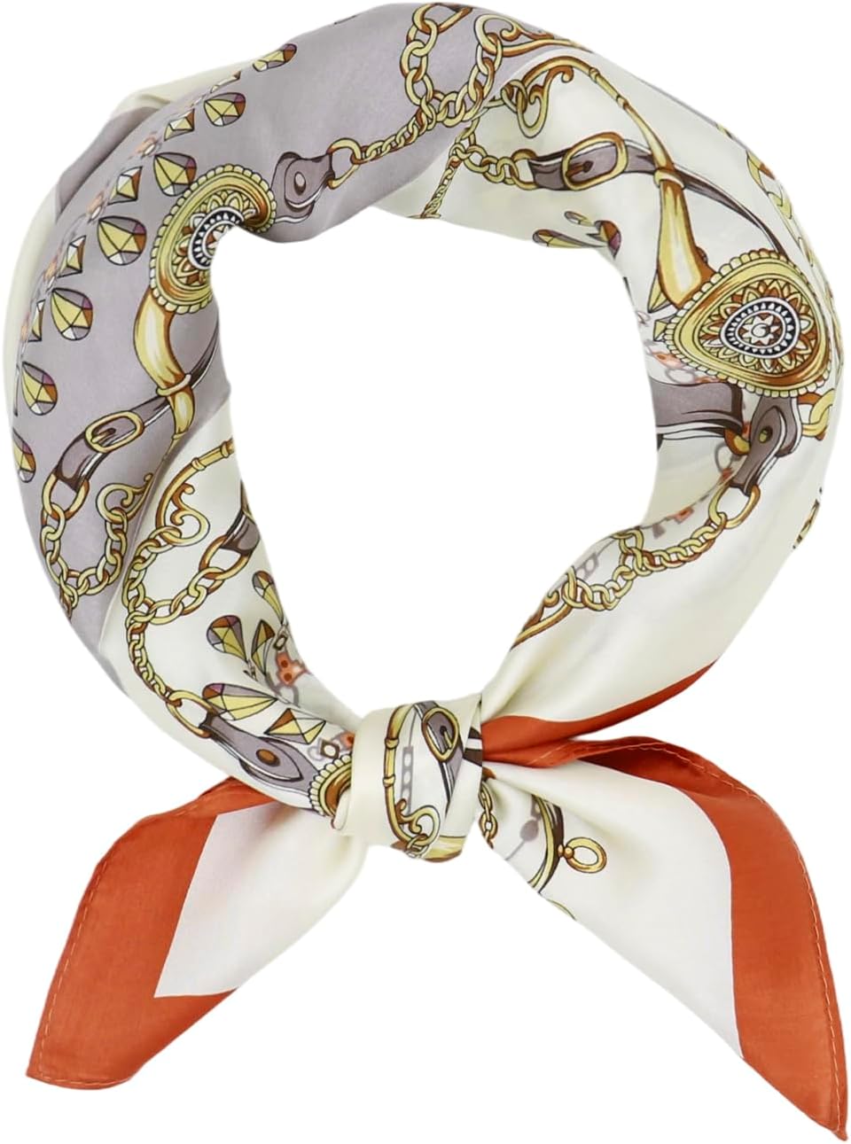 100% Mulberry Silk Scarf-Women's 21''/27''Square Silk Hair Head Scarf Neckerchief with Gift Packaged