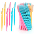 Eyebrow Razor, Face Razors for Women Men Multipurpose Exfoliating Face Shaver Facial Hair Removal Tools Eyebrow Trimmer with Protective Cover 12 Pcs