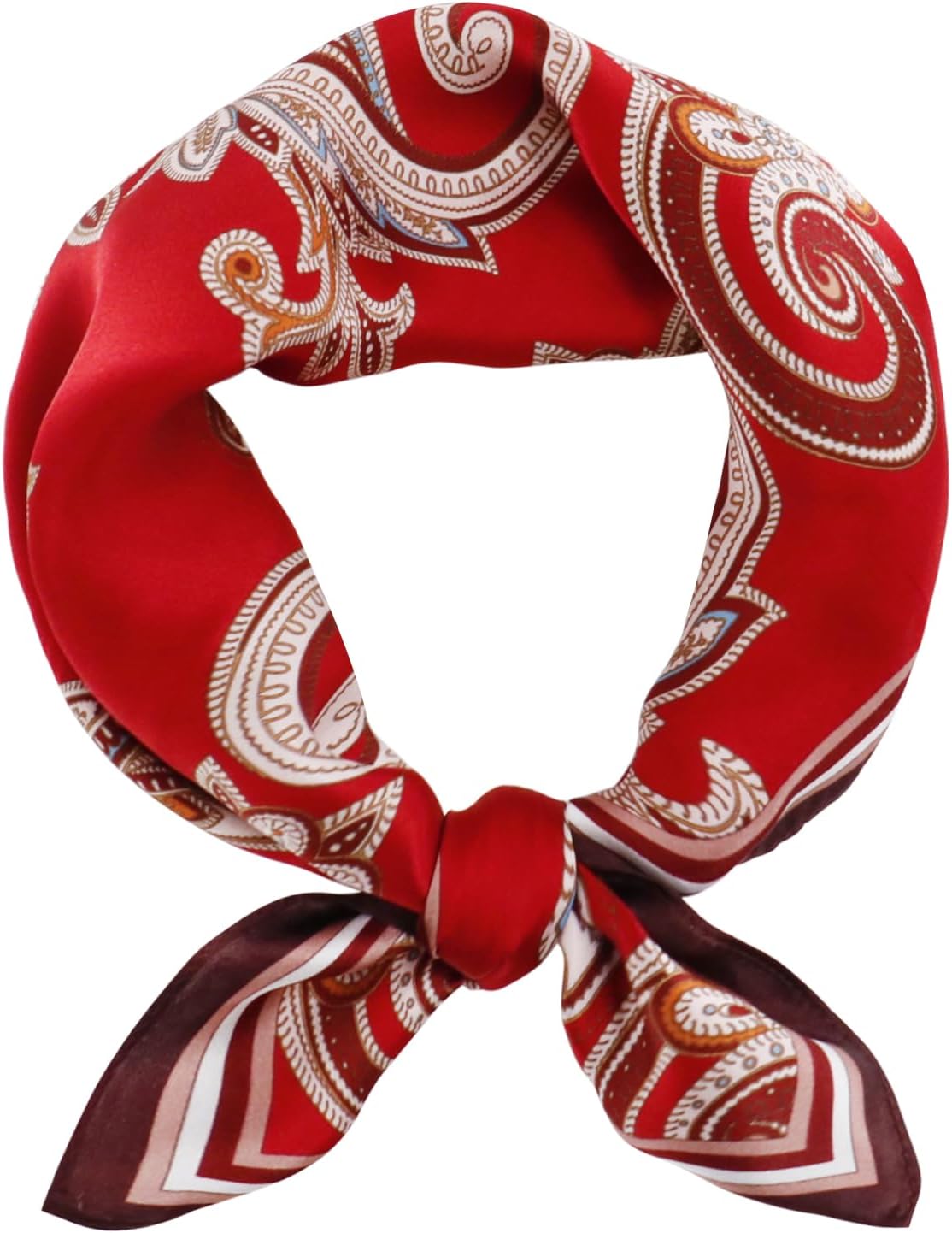 100% Mulberry Silk Scarf-Women's 21''/27''Square Silk Hair Head Scarf Neckerchief with Gift Packaged
