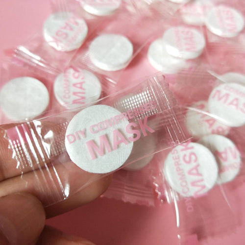 100 pcs Skin Face Care DIY Facial Paper Compress Masque Mask