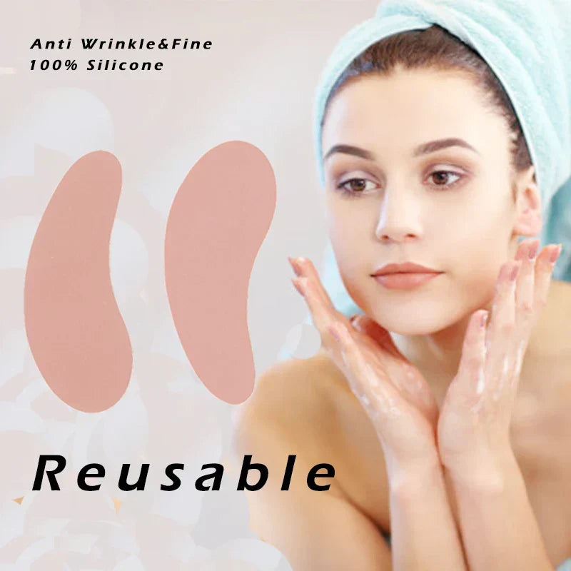 Wrinkle Remove Lash Extensions Under Eye Pads Sensitive Skin Silicone Reusable Eye Patches