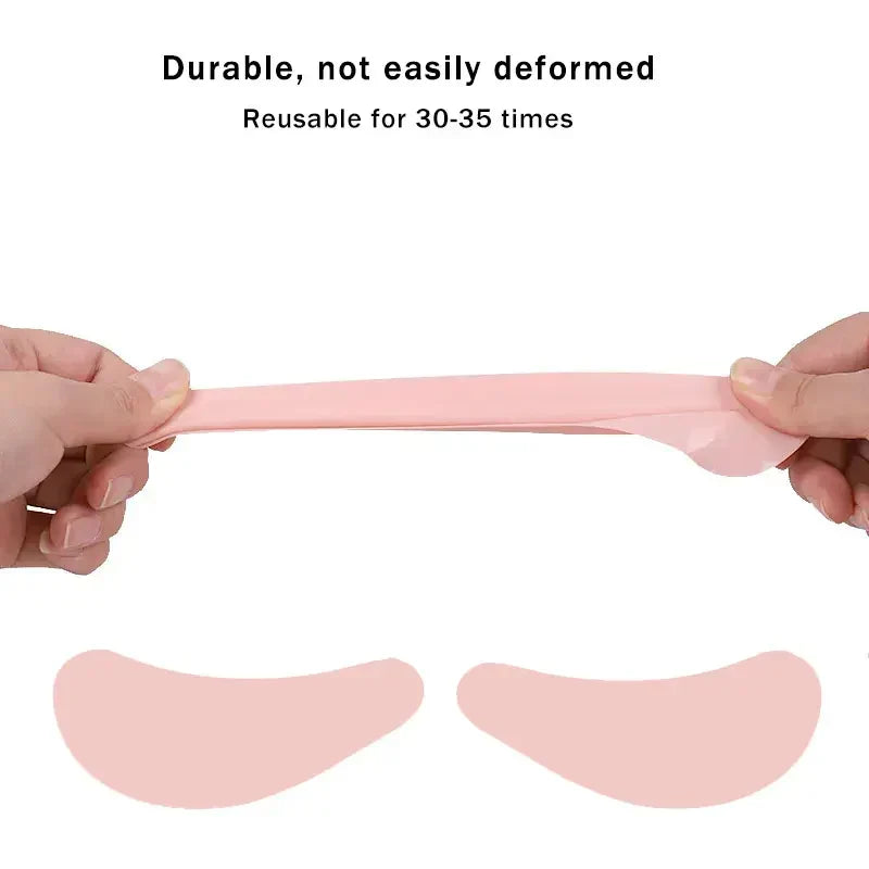 Wrinkle Remove Lash Extensions Under Eye Pads Sensitive Skin Silicone Reusable Eye Patches