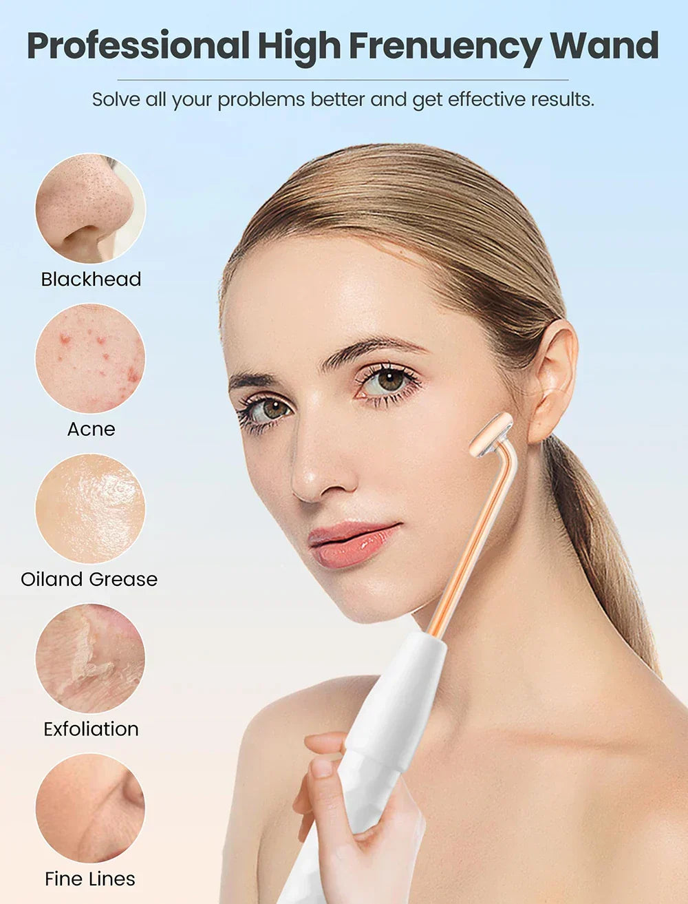 High Frequency Facial Wand