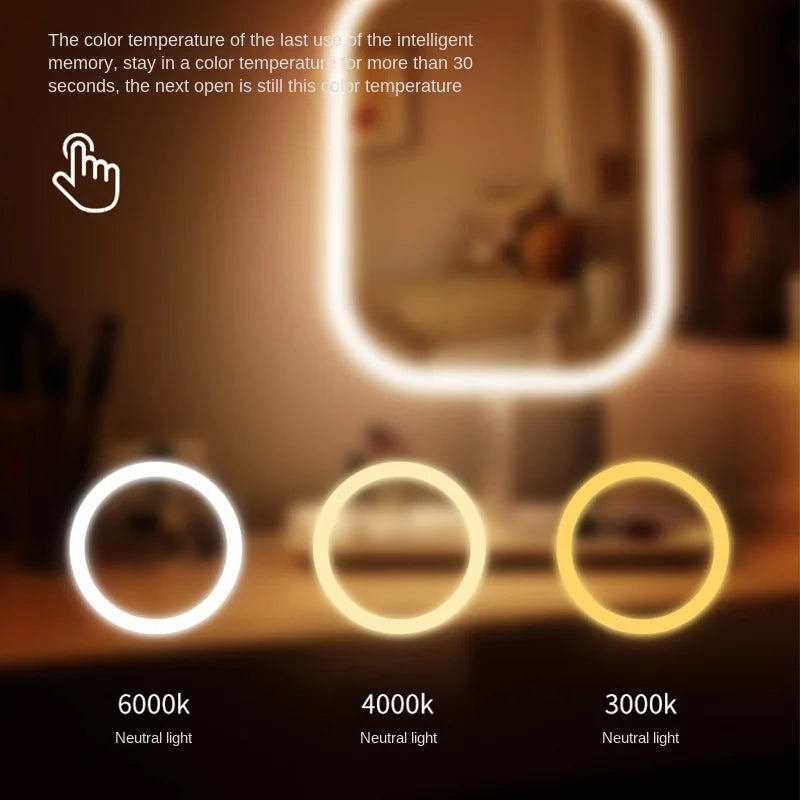 LED Vanity Mirror with 3-Colour Lighting